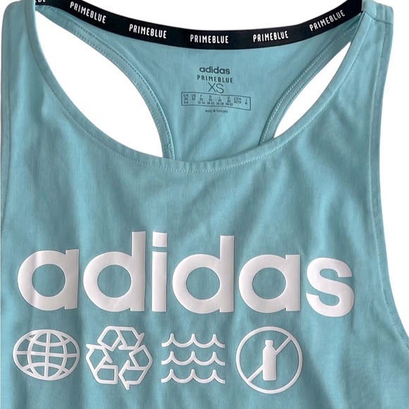 013 Adidas Aqua Blue Tank Top XS Womens - Picture 4 of 4